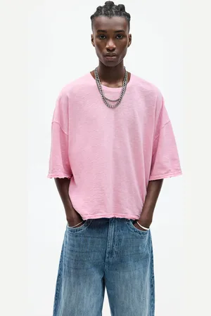 Pull&Bear Boxy Fit Stwd T-Shirt Met Korte Mouw
