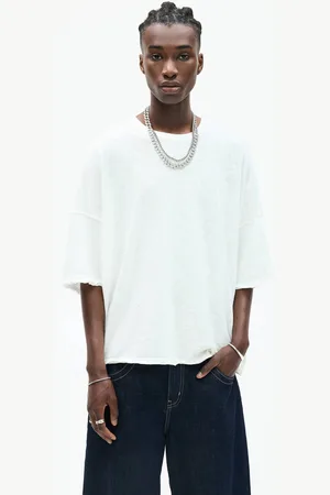 Pull&Bear Boxy Fit Stwd T-Shirt Met Korte Mouw