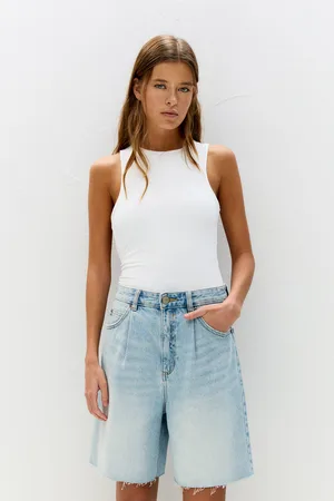 Pull&Bear Polyamide Body Met Asymmetrische Achterkant