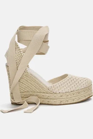 Pull&Bear Crochet Espadrilles Met Sleehak