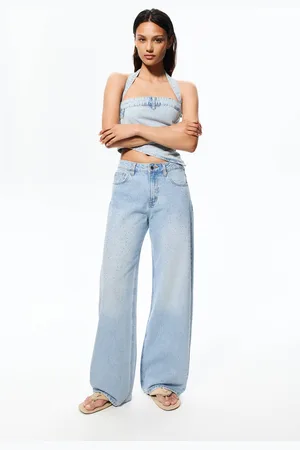 Pull&Bear Baggy Jeans Met Halfhoge Taille