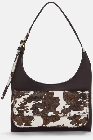 Pull&Bear Schoudertas Met Koeienprint