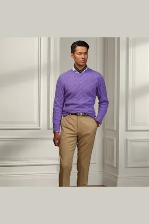 Ralph Lauren Gregory handgemaakte wollen broek