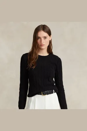 Ralph Lauren Kabelgebreide kasjmier trui