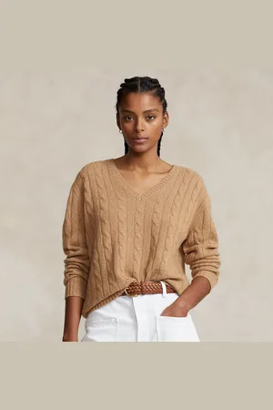 Ralph Lauren Relaxed fit kasjmier kabeltrui