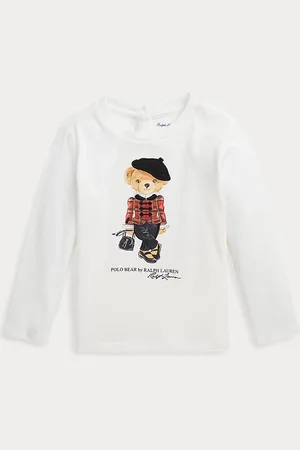 Ralph Lauren Jersey longsleeve met Polo Bear