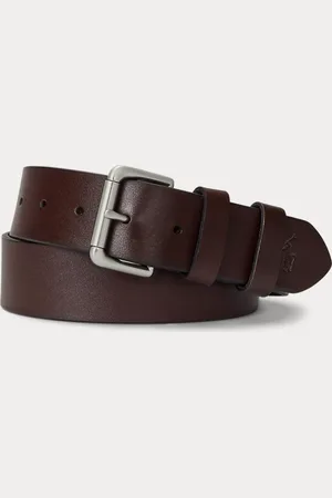 Ralph Lauren Leren riem met rolgesp