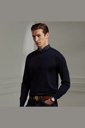 Ralph Lauren Kasjmier trui met ronde hals