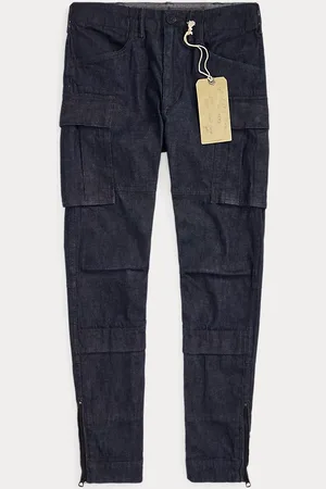 Ralph Lauren Skinny denim cargobroek met stretch