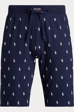 Ralph Lauren Katoenen jersey pyjamashort met Pony
