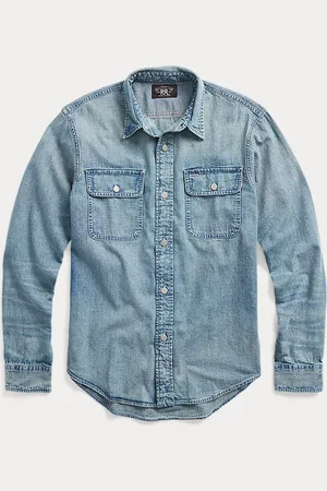 Ralph Lauren Indigo denim werkoverhemd