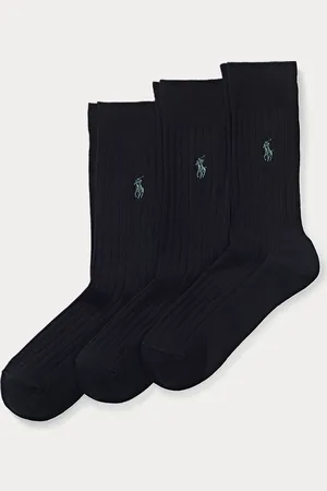 Ralph Lauren Verpakking van 3 paar geribbelde sokken