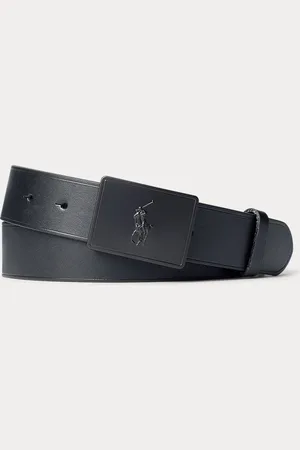Ralph Lauren Leren riem met Pony gesp