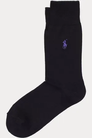 Ralph Lauren Vlakgebreide broeksokken met Pony
