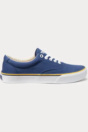 Ralph Lauren Katoenen canvas sneaker met logo