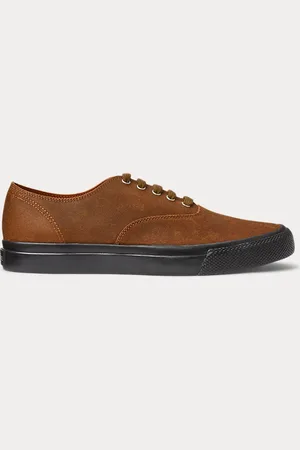 Ralph Lauren Ruwe suède sneaker