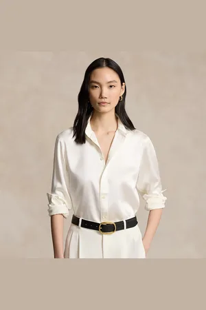 Ralph Lauren Slim fit zijden overhemd