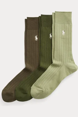 Ralph Lauren 3-pack geribbelde sokken van katoenmix