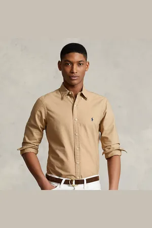 Ralph Lauren Slim fit garment-dyed Oxford overhemd