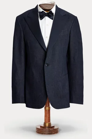 Ralph Lauren Indigo denim smokingjasje