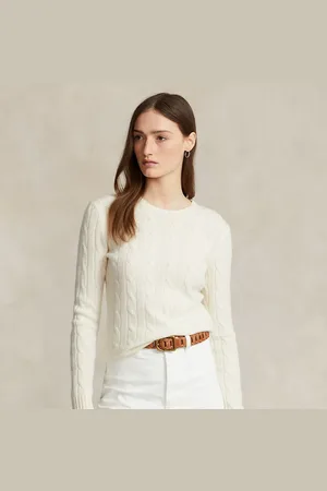 Ralph Lauren Kabelgebreide kasjmier trui