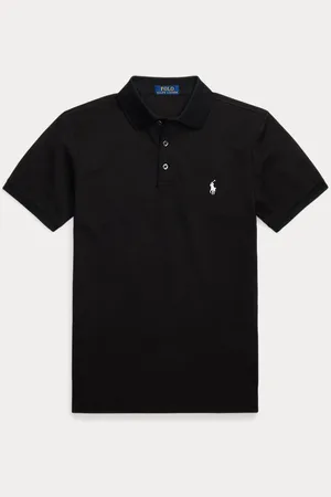 Ralph Lauren Slim Fit mesh Polo-shirt met stretch