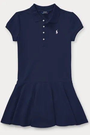 Ralph Lauren Mesh Polo-jurk met stretch