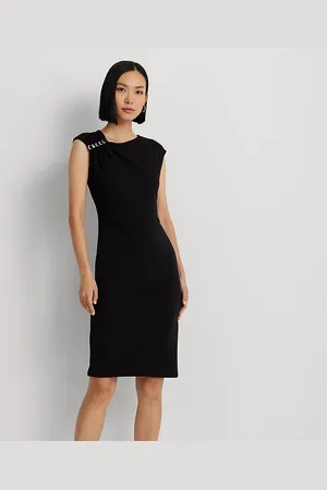 Ralph Lauren Jersey cocktailjurk met stretch