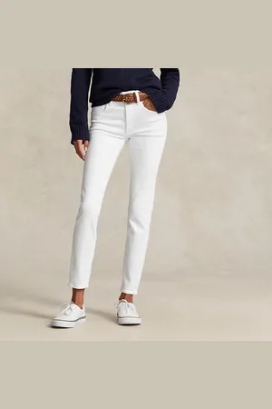 Ralph Lauren Super-slim jeans met halfhoge taille