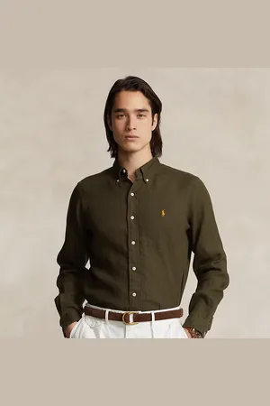 Ralph Lauren Custom fit linnen overhemd