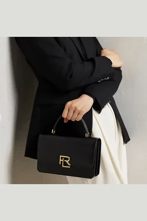 Ralph Lauren Kalfsleren RL 888 Top Handle tas