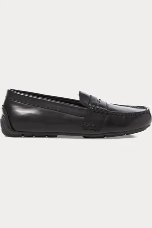 Ralph Lauren Telly leren penny loafer