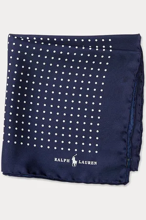 Ralph Lauren Zijden pochet met stippen