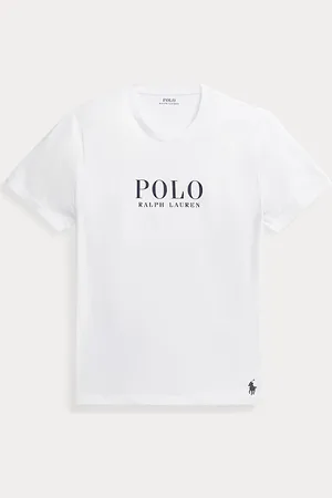 Ralph Lauren Katoenen jersey slaapshirt met logo