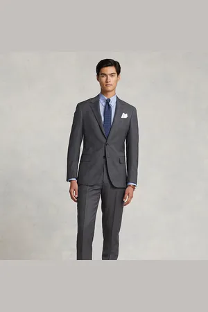 Ralph Lauren Polo tailored wollen sharkskin kostuum