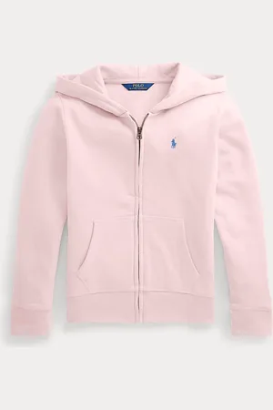 Ralph Lauren Fleece hoodie met volledige ritssluiting
