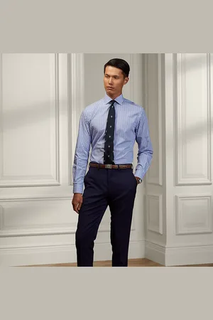 Ralph Lauren Gregory handgemaakte wollen serge broek