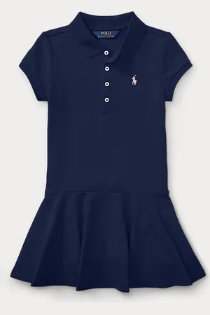 Ralph Lauren Mesh Polo-jurk met stretch