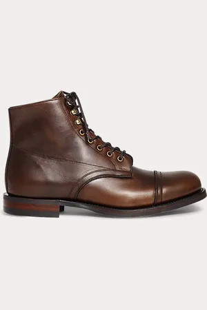 Ralph Lauren Handgepolijste leren laars