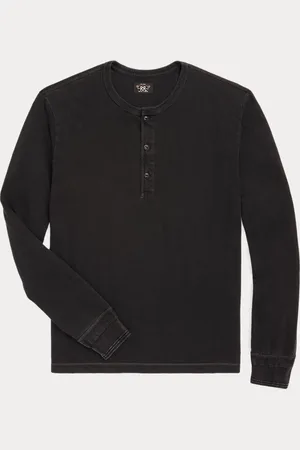 Ralph Lauren Indigo jersey henley-shirt
