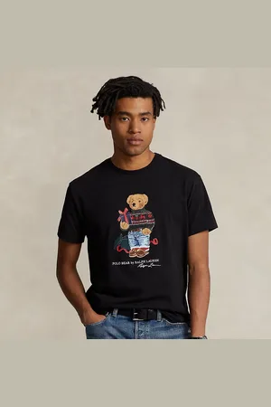 Ralph Lauren Classic fit jersey T-shirt met Polo Bear