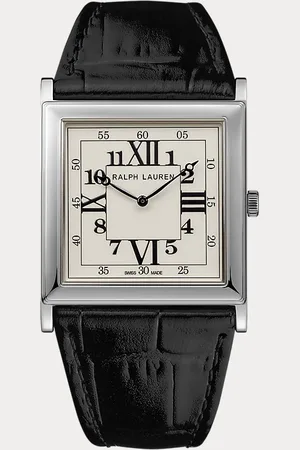 Ralph Lauren RL867 zilver 32 mm witte wijzerplaat