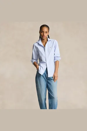 Ralph Lauren Slim fit gestreept Oxford overhemd