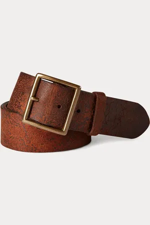 Ralph Lauren Distressed leren riem