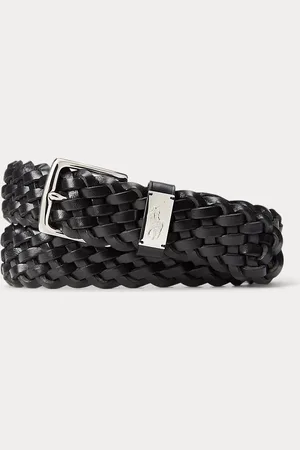 Ralph Lauren Gevlochten leren riem