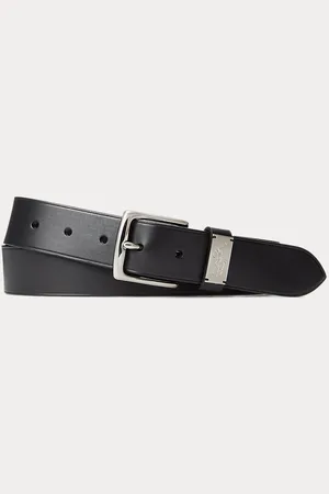 Ralph Lauren Leren riem met Pony-plaquette