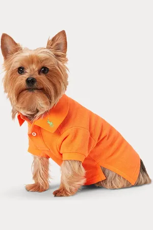 Ralph Lauren Katoenen mesh Polo-shirt voor honden