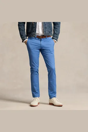 Ralph Lauren Slim fit gewassen stretch chino broek