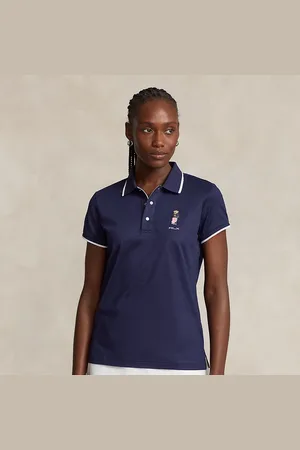 Ralph Lauren Tailored fit Polo-shirt met Polo Bear
