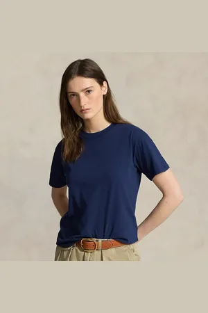 Ralph Lauren Katoenen jersey T-shirt met ronde hals